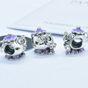 Pandora MS Potts Beauty and the Beast Belle 925 Ale charm with gift box #68